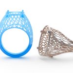 Prototipo anelli in cera realizzati con la stampante 3D Systems ProJet 3510 CPX