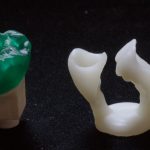 Prototipo capsula dente realizzato con la stampante 3D Systems ProJet 3510 MP