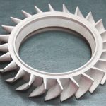 Prototipo ventola automotive in metallo realizzato con la stampante 3D Systems ProX.