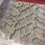 Particolare metallo realizzato in 3D da una stampante 3D ProX 400