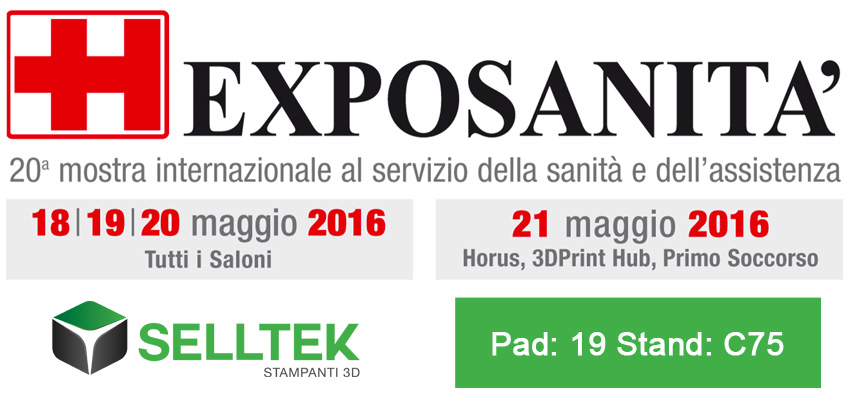 Exposanità 2016 Stampa 3D